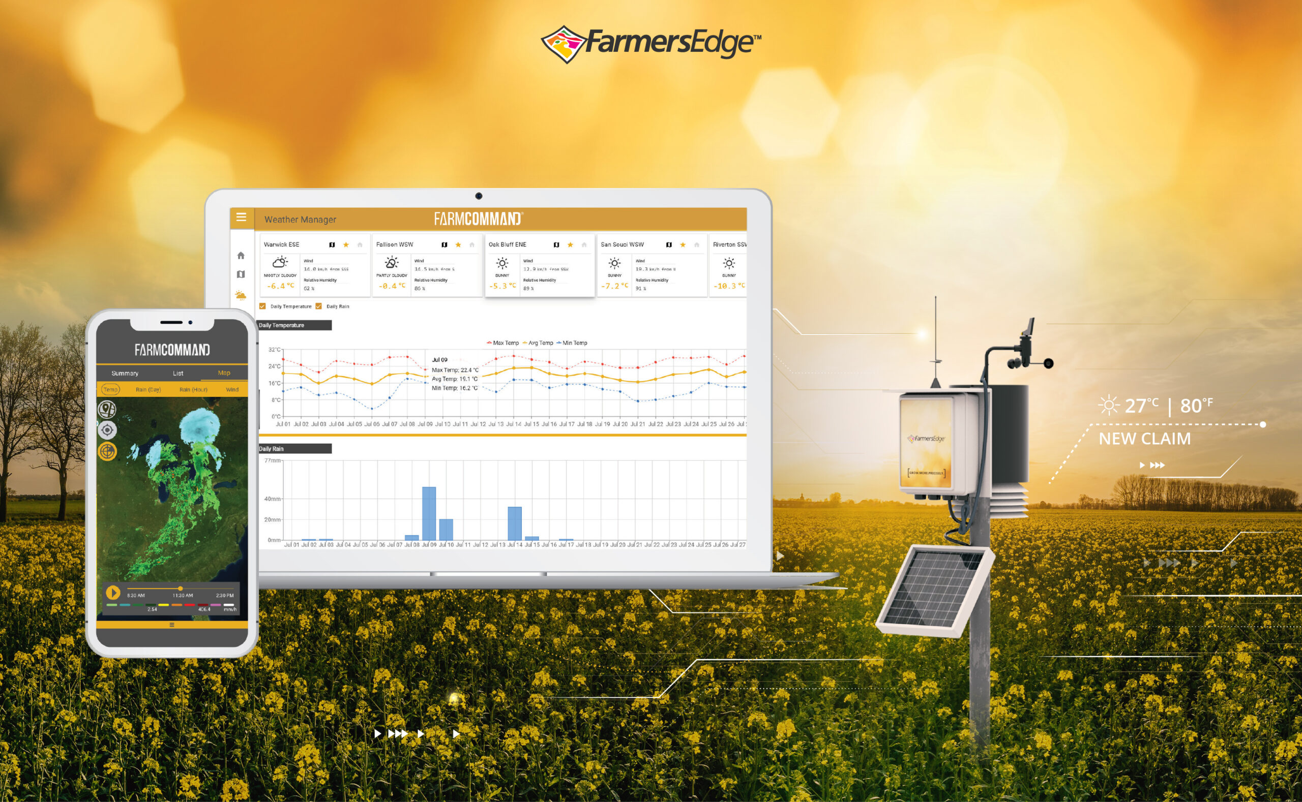 Farmers Edge Announces First of its Kind Canola Heat Blast Yield Protection