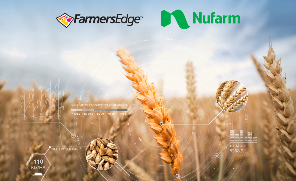 Farmers Edge e Nufarm anunciam aliança estratégica para o fornecimento de Soluções líder global em Agricultura de Decisão.