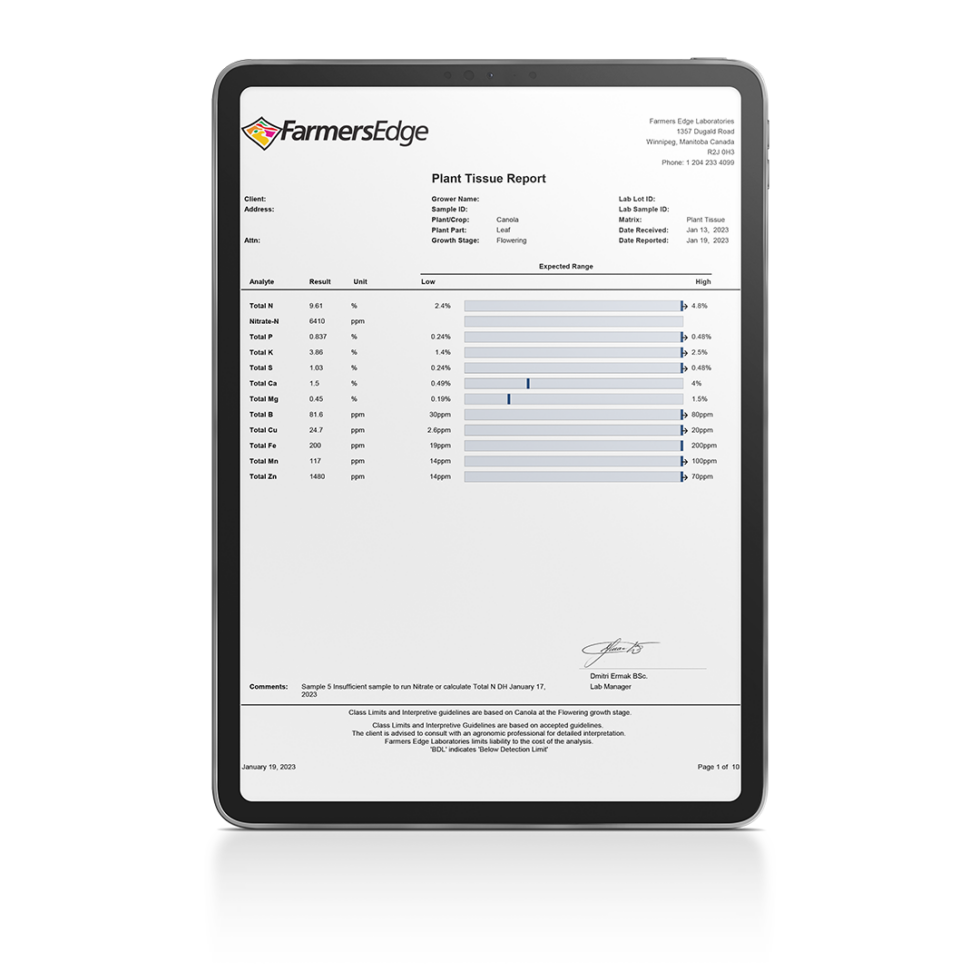 Farmers Edge Laboratories Canada