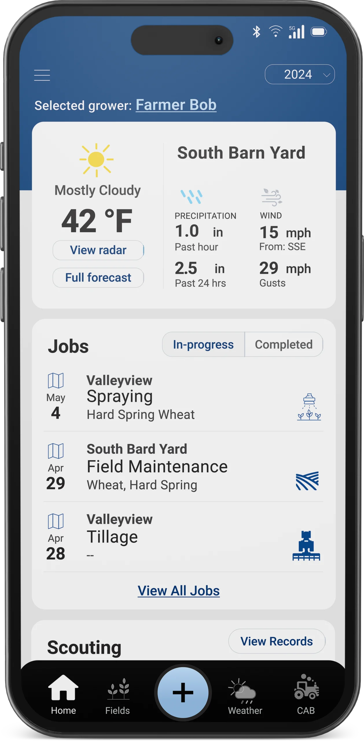 Ag Dashboard - Mobile - Generic